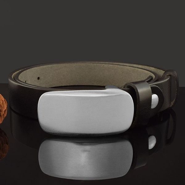 belts 2.8cm wide smooth buckle men fashion genuine leather jeans waistband casual ceinture homme, Black;brown
belts 2.8cm wide smooth buckle men fashion genuine leather jeans waistband casual ceinture homme, Black;brown
