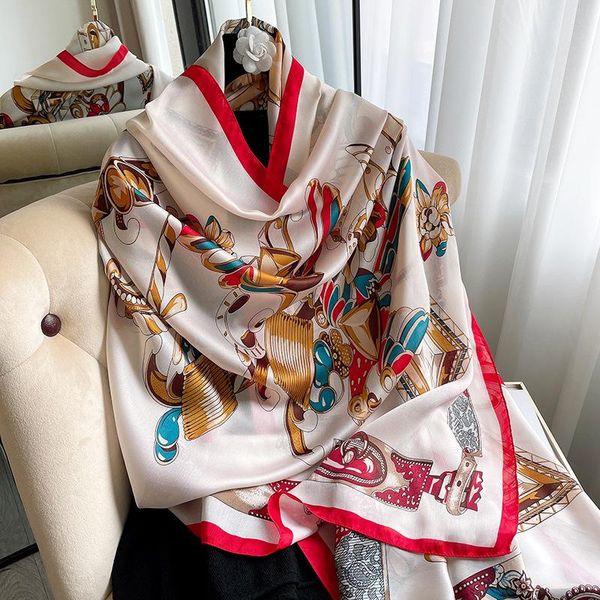 scarves 2021 ladies scarf silk shawl painted painting pashmina women neck wrap hijab foulard female, Blue;gray
scarves 2021 ladies scarf silk shawl painted painting pashmina women neck wrap hijab foulard female, Blue;gray