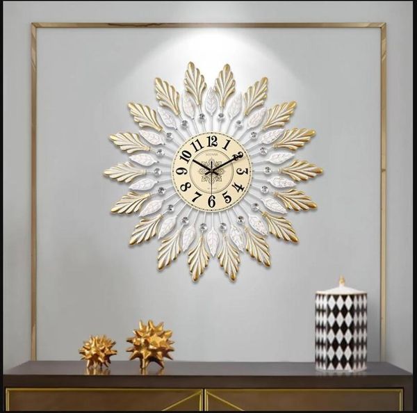 wall clocks american creative clock living room bedroom silent wrought iron fashion decoration light luxury art
wall clocks american creative clock living room bedroom silent wrought iron fashion decoration light luxury art