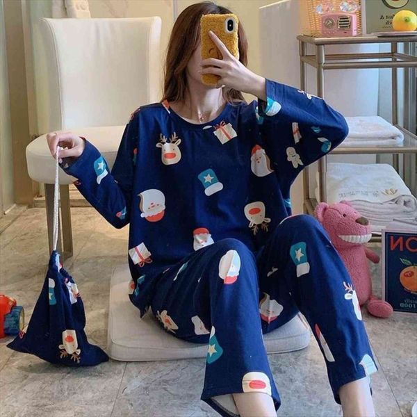 christmas pajamas set winter womens sleepwears long sleeve t shirt pants casual o neck pijima sleepwear lounge wear 2 pieces, Black;red
christmas pajamas set winter womens sleepwears long sleeve t shirt pants casual o neck pijima sleepwear lounge wear 2 pieces, Black;red