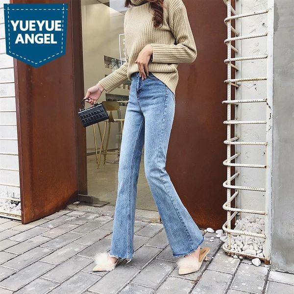 korean flare pants women autumn winter denim full length ripped slim fit cotton jeans trousers fashion streetwear women's, Blue
korean flare pants women autumn winter denim full length ripped slim fit cotton jeans trousers fashion streetwear women's, Blue