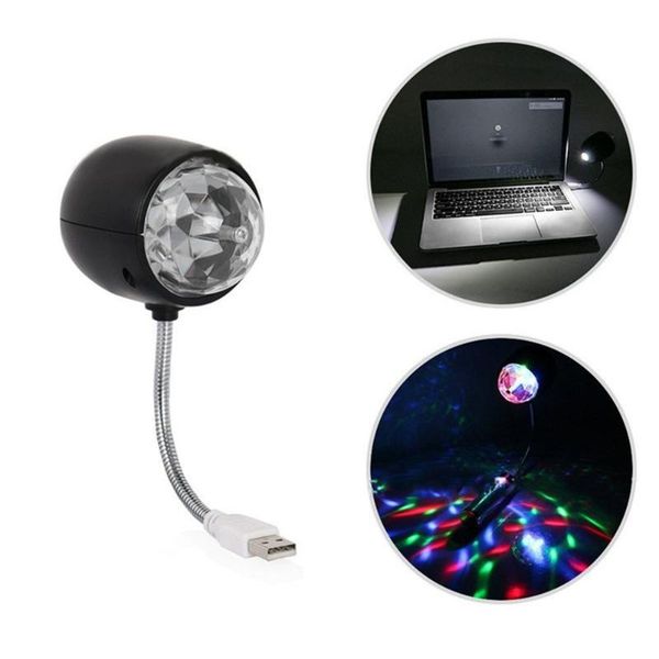 effects usb disco ball lamp, rotating rgb colored led stage lighting party bulb with 3w book light, powered (black)
effects usb disco ball lamp, rotating rgb colored led stage lighting party bulb with 3w book light, powered (black)