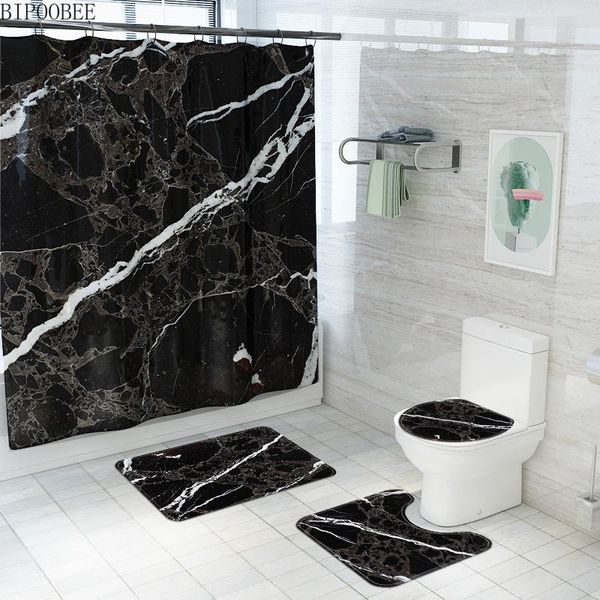 black marble white stripe printing modern shower curtain bathroom curtains non slip rugs toilet lid cover bath mat home decor
black marble white stripe printing modern shower curtain bathroom curtains non slip rugs toilet lid cover bath mat home decor