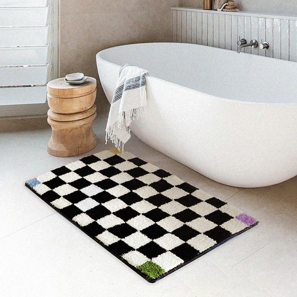 bath mats retro black and white entrance door mat toilet shower comfortable living room carpet non-slip bathroom rugs absorbent
bath mats retro black and white entrance door mat toilet shower comfortable living room carpet non-slip bathroom rugs absorbent