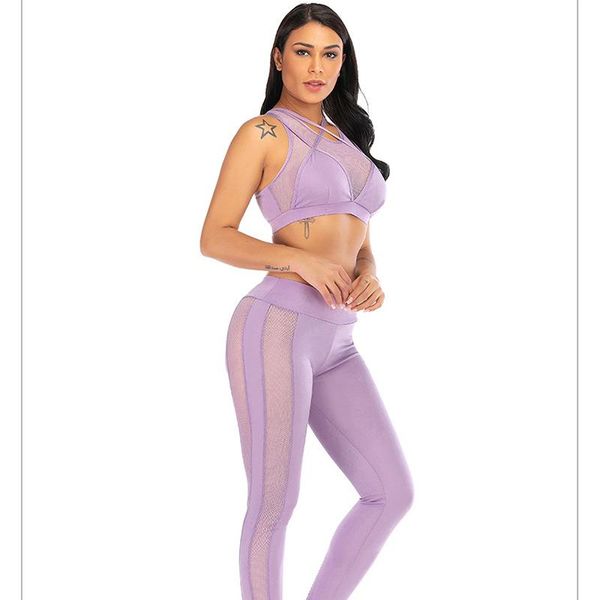 yoga outfit 2021 europe and the united states mesh suit, cross shoulder straps hollow female sports fitness hip raise set
yoga outfit 2021 europe and the united states mesh suit, cross shoulder straps hollow female sports fitness hip raise set
