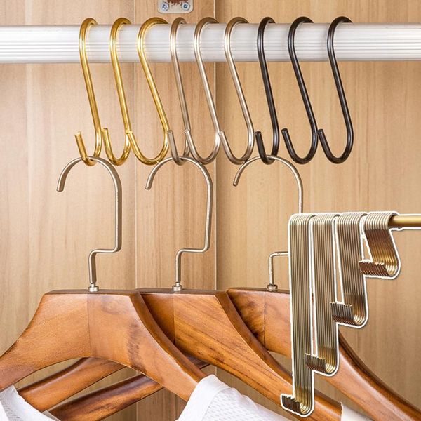 hooks & rails 1pc iron s shaped bathroom sundries organizer clothing clothes hanger long display for home storage accessories
hooks & rails 1pc iron s shaped bathroom sundries organizer clothing clothes hanger long display for home storage accessories