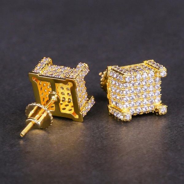 stud iced out gold earrings for men micro pave earring punk hip hop style with 3d cz jewelry, Golden;silver
stud iced out gold earrings for men micro pave earring punk hip hop style with 3d cz jewelry, Golden;silver