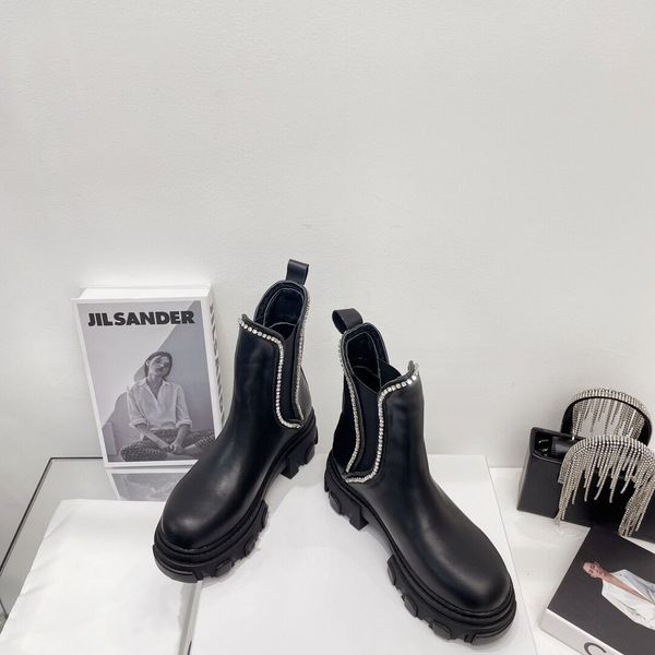 winter new women genuine leather knight short boots crystal platform motorcycle boots slip-on designer shoes goth botas de mujer, Black
winter new women genuine leather knight short boots crystal platform motorcycle boots slip-on designer shoes goth botas de mujer, Black