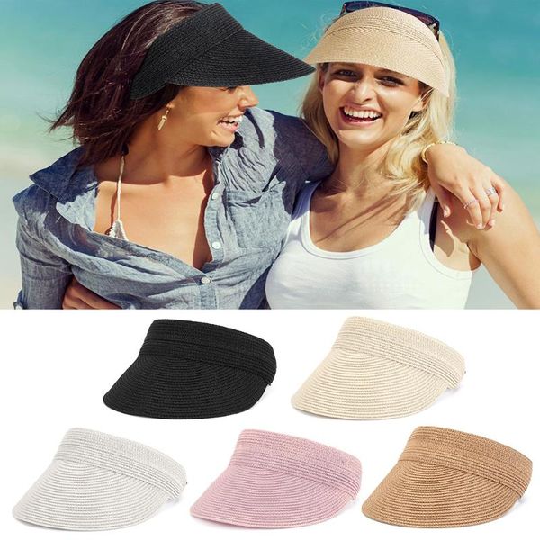 wide brim hats fashion roll-up adjustable beach women hat uv protective sun visor straw foldable cap, Blue;gray
wide brim hats fashion roll-up adjustable beach women hat uv protective sun visor straw foldable cap, Blue;gray