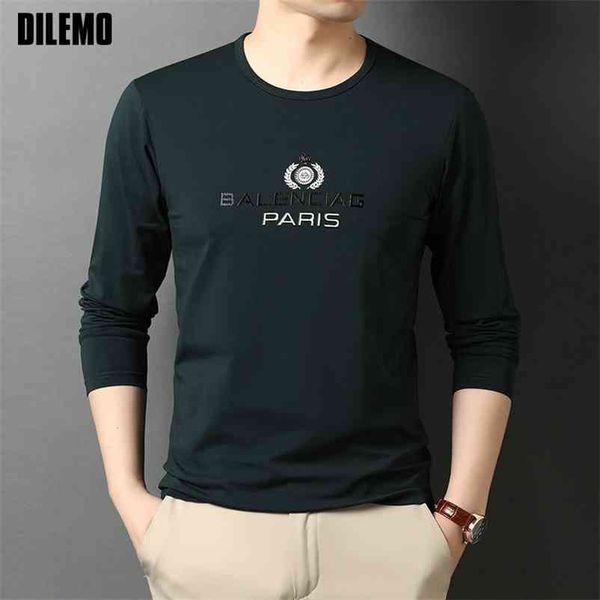 luxury 95% cotton 5% spandex men t shirt slim fit fashion designer brand long sleeve casual men clothes 210329, White;black
luxury 95% cotton 5% spandex men t shirt slim fit fashion designer brand long sleeve casual men clothes 210329, White;black