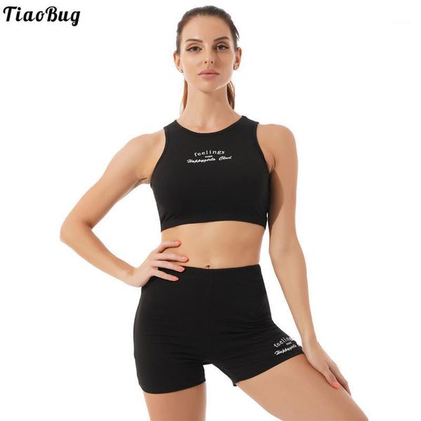 yoga outfit tiaobug 2pcs summer women sport suit round neck sleeveless letters print cropped vest and shorts set for gym running
yoga outfit tiaobug 2pcs summer women sport suit round neck sleeveless letters print cropped vest and shorts set for gym running