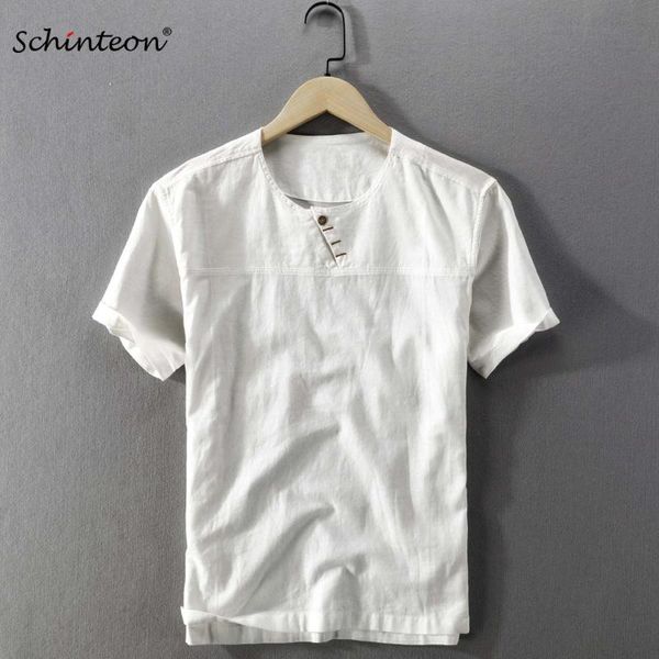 men's casual shirts schinteon men summer cotton linen shirt short sleeve collarless comfortable pullover vintage chinese traditional, White;black
men's casual shirts schinteon men summer cotton linen shirt short sleeve collarless comfortable pullover vintage chinese traditional, White;black