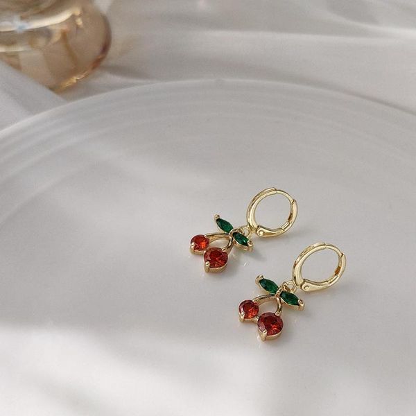 dangle & chandelier earrings for women fashion zircon red cherry simple small fruit pendant jewelry accessories wholesale, Silver
dangle & chandelier earrings for women fashion zircon red cherry simple small fruit pendant jewelry accessories wholesale, Silver