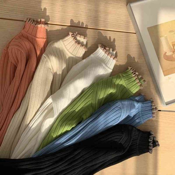 women's knits & tees spring office lady long sleeve half pullover turtleneck sweater fashion slim female basic y041, White
women's knits & tees spring office lady long sleeve half pullover turtleneck sweater fashion slim female basic y041, White