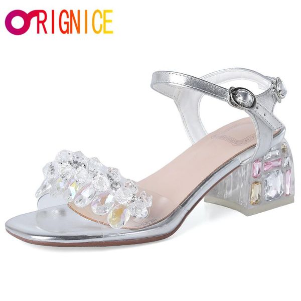 orignice 2021 elegant pvc transparent jelly sandals women peep toe square high heels crystal wedding bridal prom shoes dress, Black
orignice 2021 elegant pvc transparent jelly sandals women peep toe square high heels crystal wedding bridal prom shoes dress, Black