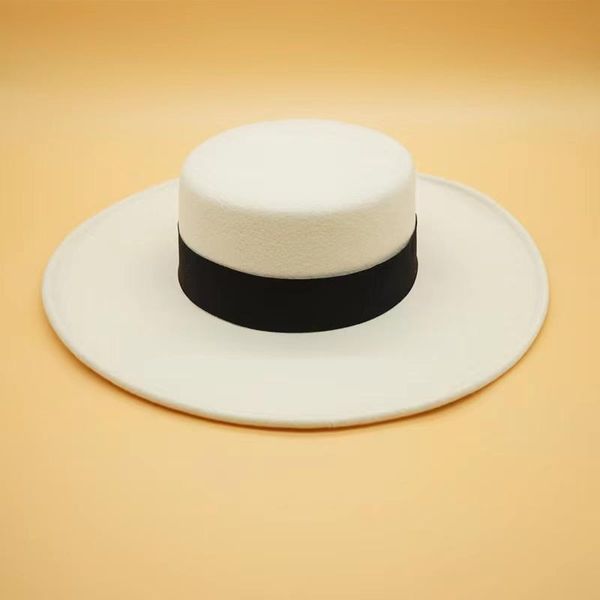 stingy brim hats fashion wide white wool fedora for women autumn winter flat french retro hat ladies custome bone boater, Blue;gray
stingy brim hats fashion wide white wool fedora for women autumn winter flat french retro hat ladies custome bone boater, Blue;gray