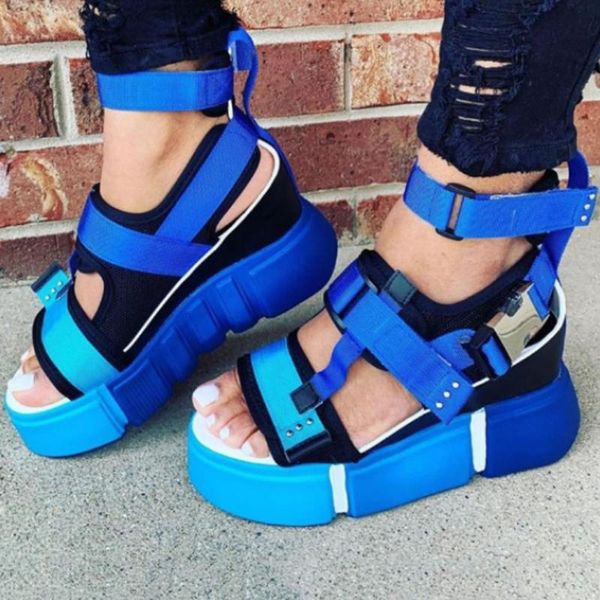 big size 35-43 brand ins lady platform sandals fashion colorful summer gladiator women 2021 wedges shoes woman, Black
big size 35-43 brand ins lady platform sandals fashion colorful summer gladiator women 2021 wedges shoes woman, Black