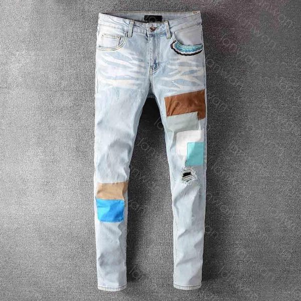 men's jeans mens classic hip hop pants stylist distressed ripped biker jean slim fit motorcycle denim cz4h, Blue
men's jeans mens classic hip hop pants stylist distressed ripped biker jean slim fit motorcycle denim cz4h, Blue