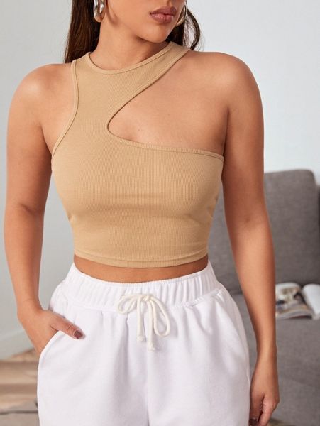 asymmetrical shoulder crop m7df#, White
asymmetrical shoulder crop m7df#, White
