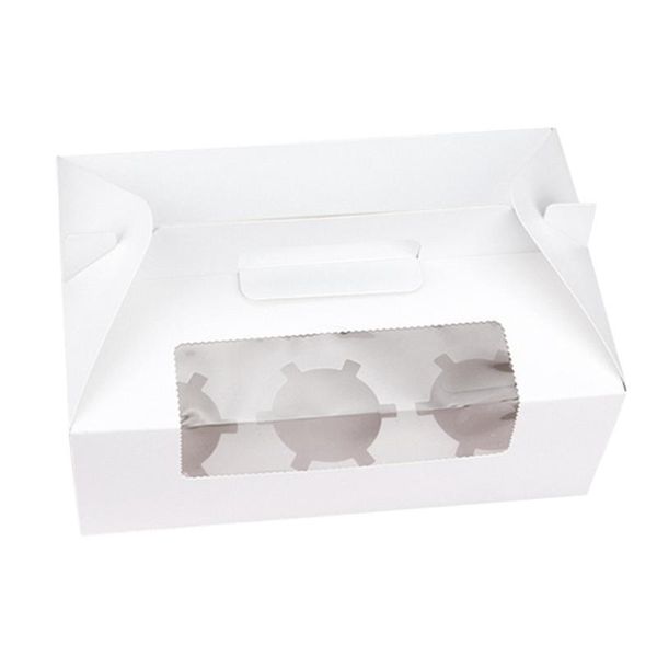 10pcs 6 cavities paper cupcake box portable dessert containers bakery cake carriers for home shop (white) gift wrap
10pcs 6 cavities paper cupcake box portable dessert containers bakery cake carriers for home shop (white) gift wrap