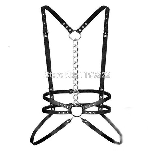 bustiers & corsets fashion punk gothic harness women girl 100% handmade leather halter choker link chain silver metal waist cincher belt 1ns, Black;white
bustiers & corsets fashion punk gothic harness women girl 100% handmade leather halter choker link chain silver metal waist cincher belt 1ns, Black;white