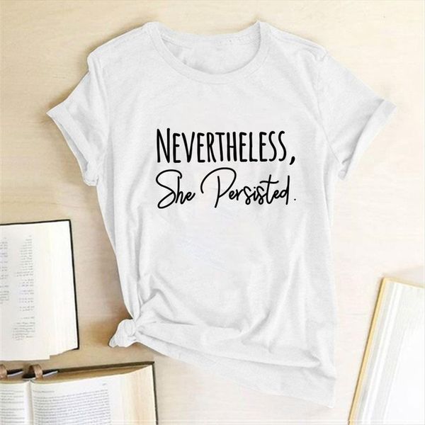 nevertheless she persisted print womens t shirt short sleeve cotton casual summer funny tees woman shirts for ladies girls, White
nevertheless she persisted print womens t shirt short sleeve cotton casual summer funny tees woman shirts for ladies girls, White