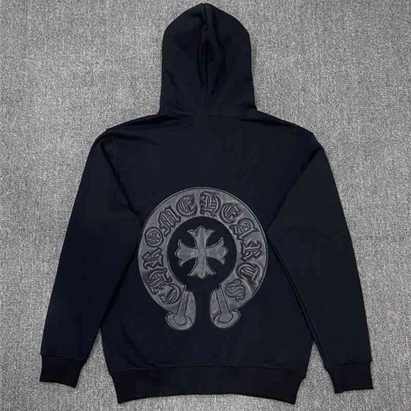brand new year winter autumn 21 and croxin couple hooded cardigan sweater patchwork leather embroidery coat sa, White;black
brand new year winter autumn 21 and croxin couple hooded cardigan sweater patchwork leather embroidery coat sa, White;black