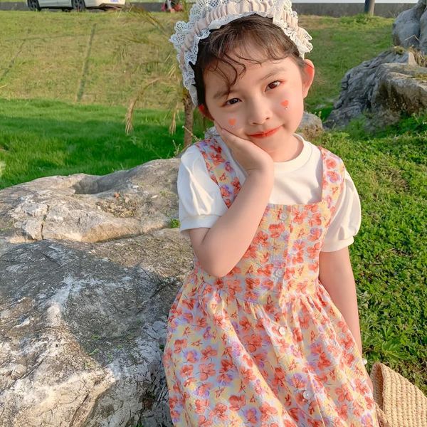 summer arrival girls fashion 2 pieces suit dress kids korean design sets clothing, White
summer arrival girls fashion 2 pieces suit dress kids korean design sets clothing, White