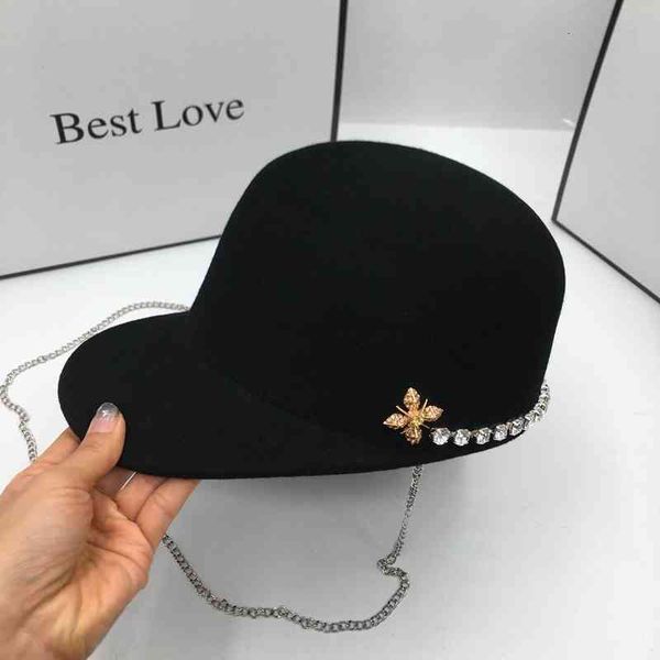 berets during the spring and autumn winter wool baseball cap for women riding hat female chain diamond fashion agitation ex5d, Blue;gray
berets during the spring and autumn winter wool baseball cap for women riding hat female chain diamond fashion agitation ex5d, Blue;gray