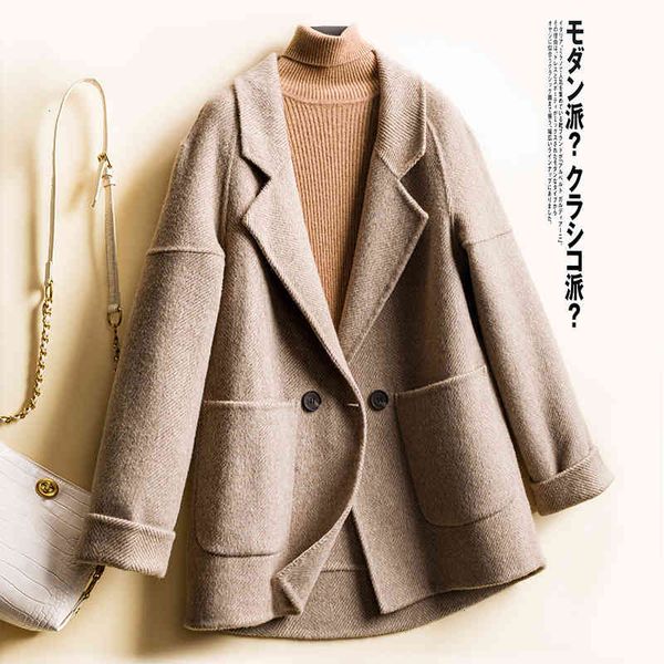 women's wool & blends 100% merino overcoat women long sleeve ladies the autumn winter fashion jacket coats thick warm cardigan o249, Black
women's wool & blends 100% merino overcoat women long sleeve ladies the autumn winter fashion jacket coats thick warm cardigan o249, Black