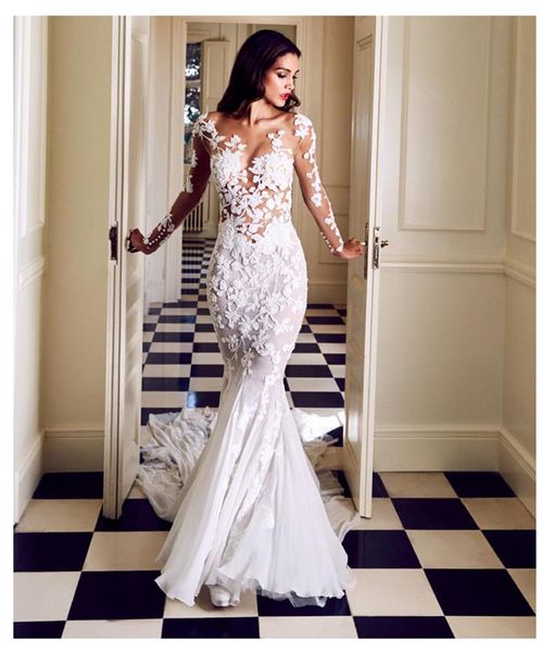 2022 summer boho mermaid wedding dress long sleeve lace appliques beach bridal gowns court train bride formal dresses, White
2022 summer boho mermaid wedding dress long sleeve lace appliques beach bridal gowns court train bride formal dresses, White