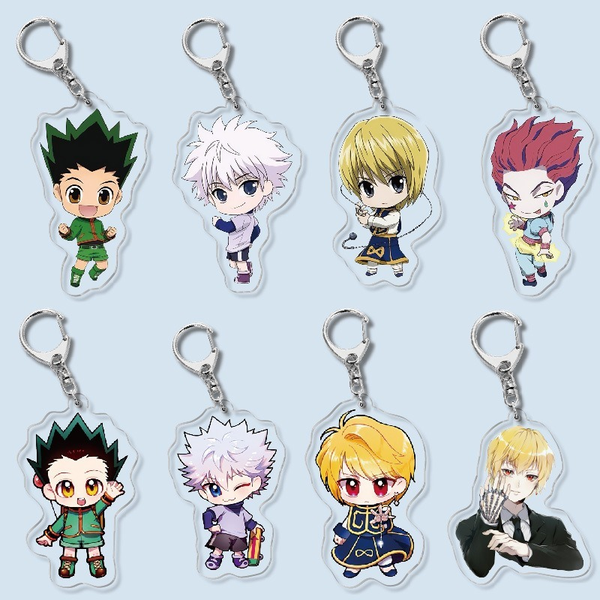 Hunter X Hunter Keychain Women Funny Cute Acrylic Man Key Chains Anime Killua Zoldyck Kids Two-sided Pendants Keyring Llaveros
Hunter X Hunter Keychain Women Funny Cute Acrylic Man Key Chains Anime Killua Zoldyck Kids Two-sided Pendants Keyring Llaveros