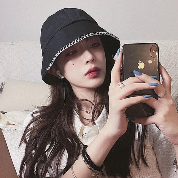stingy brim hats womens fashionable seam bucket fisherman hat women's all seasons shade black beige basin, Blue;gray
stingy brim hats womens fashionable seam bucket fisherman hat women's all seasons shade black beige basin, Blue;gray