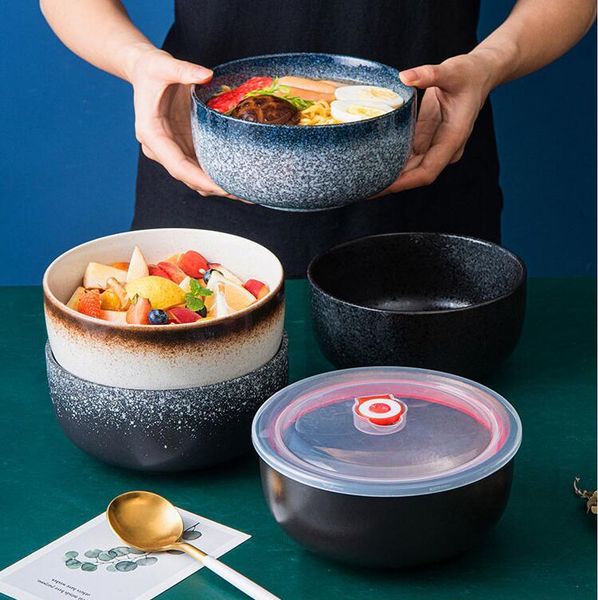 japanese ceramic bowl chopsticks spoon lid household tableware instant noodle ramen restaurant crafts dessert bowls
japanese ceramic bowl chopsticks spoon lid household tableware instant noodle ramen restaurant crafts dessert bowls