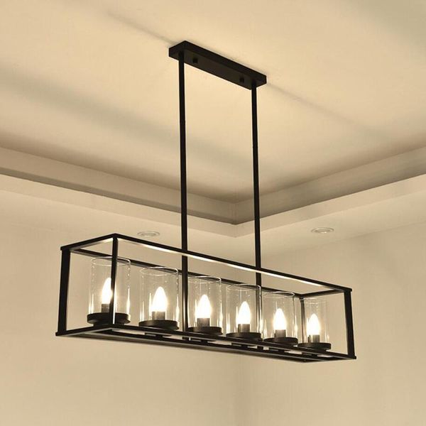 pendant lamps american loft square frame led lamp iron glass industry rectangular black hanging light for dinning room
pendant lamps american loft square frame led lamp iron glass industry rectangular black hanging light for dinning room
