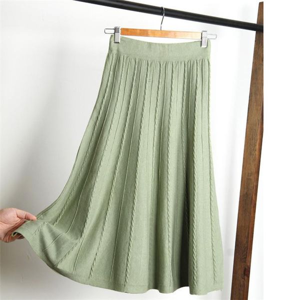 skirts 2021 high waist long fashion pure color women a-line autumn white knitted thin skirt faldas jupe femme saia, Black
skirts 2021 high waist long fashion pure color women a-line autumn white knitted thin skirt faldas jupe femme saia, Black