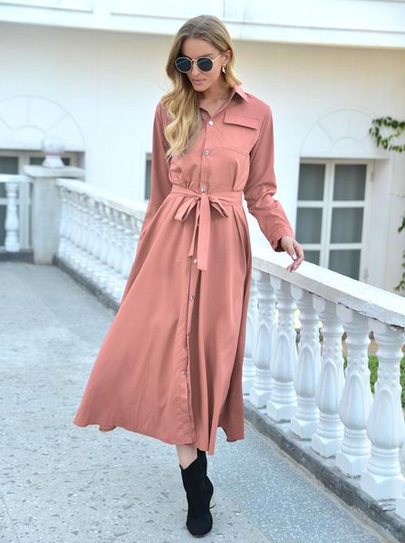 women's autumn and winter button single breasted dress soild color medium length long sleeve casual dresses, Black;gray
women's autumn and winter button single breasted dress soild color medium length long sleeve casual dresses, Black;gray