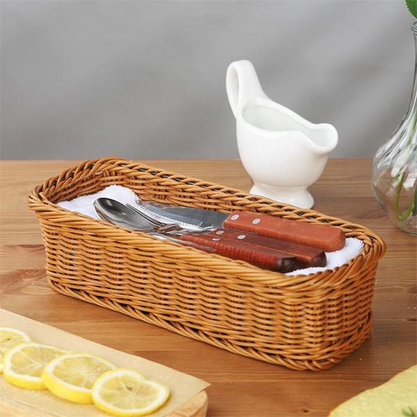 storage baskets 2pcs square rattan bread basket fork spoon knife holder for restaurant wedding table decoration
storage baskets 2pcs square rattan bread basket fork spoon knife holder for restaurant wedding table decoration