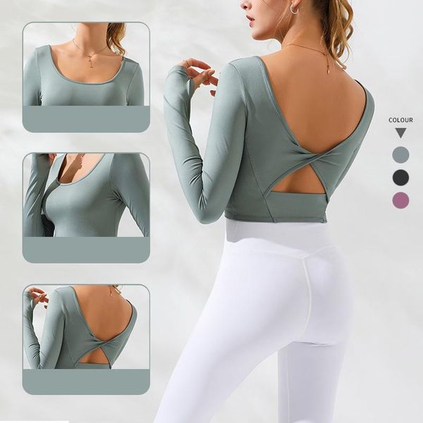 yoga outfits autumn and winter beauty clothes long-sleeved net red with chest pad tight sports women's breathable, White;red
yoga outfits autumn and winter beauty clothes long-sleeved net red with chest pad tight sports women's breathable, White;red