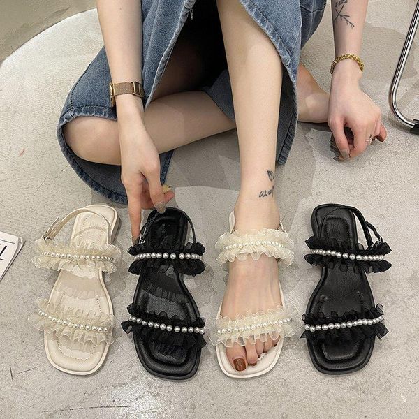 sandals summer 2021 100-set net red square head flat bottom low heel with skirt a word girl fairy wind, Black
sandals summer 2021 100-set net red square head flat bottom low heel with skirt a word girl fairy wind, Black