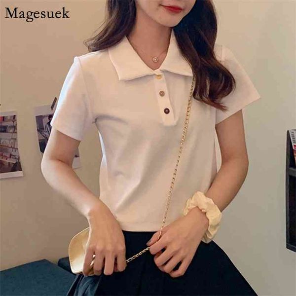 korean short sleeve slim t-shirt women summer cotton tee shirt elastic polo collar casual solid white woman t-shirts 13330 210512
korean short sleeve slim t-shirt women summer cotton tee shirt elastic polo collar casual solid white woman t-shirts 13330 210512