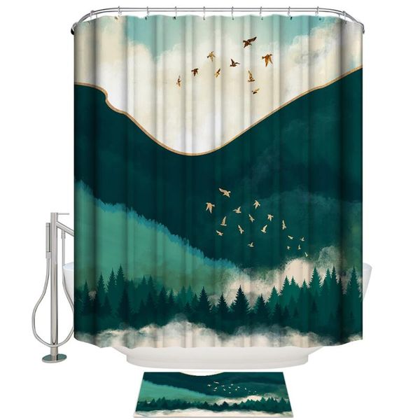 shower curtains landscape watercolor bathroom mat with curtain accessory sets 2 piece set
shower curtains landscape watercolor bathroom mat with curtain accessory sets 2 piece set