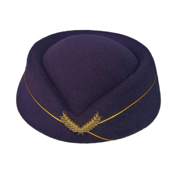 stingy brim hats autumn winter airline stewardess cap imitation wool uniform plane cosplay stage perform women ladies cx17, Blue;gray
stingy brim hats autumn winter airline stewardess cap imitation wool uniform plane cosplay stage perform women ladies cx17, Blue;gray