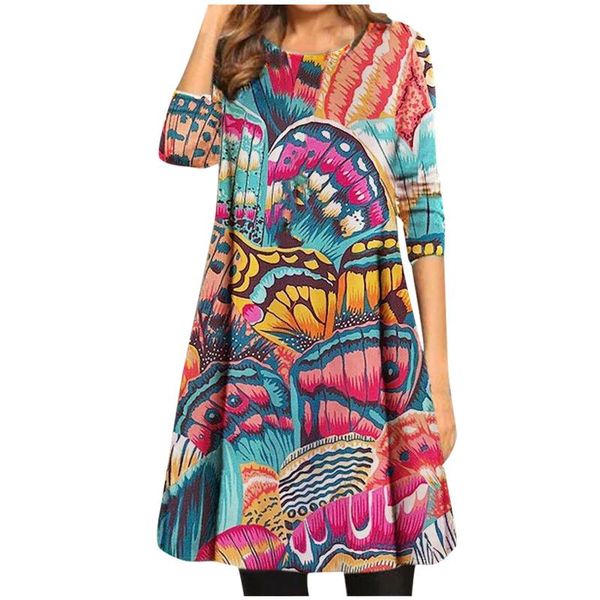 casual dresses dress women fashion positioning printed long sleeve mini spring autumn vintage retro round neck sundress ladies vestidos, Black;gray
casual dresses dress women fashion positioning printed long sleeve mini spring autumn vintage retro round neck sundress ladies vestidos, Black;gray