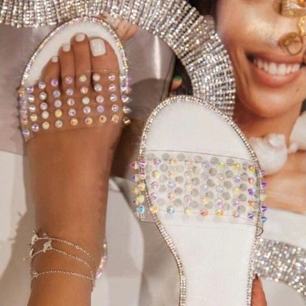 beach women's slippers for spring/summer 2021 rivet color diamond flat-bottomed sandals/slippers women outside wear 4-12, Black
beach women's slippers for spring/summer 2021 rivet color diamond flat-bottomed sandals/slippers women outside wear 4-12, Black