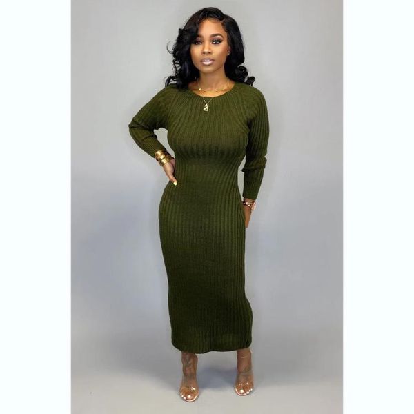 casual dresses winter women long dress sweater sleeve backless vestidos solid color burgundy gray black plus size 2xl, Black;gray
casual dresses winter women long dress sweater sleeve backless vestidos solid color burgundy gray black plus size 2xl, Black;gray