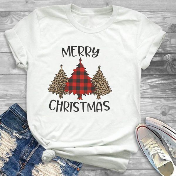 women's t-shirt women year leopard tree plaid fashion print merry christmas tees graphic t shirt t-shirts womens female tee, White
women's t-shirt women year leopard tree plaid fashion print merry christmas tees graphic t shirt t-shirts womens female tee, White