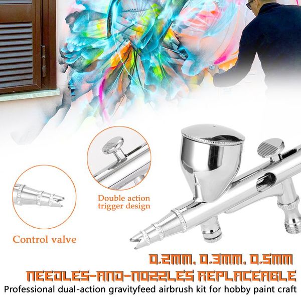 professional spray guns 100-240v air compressor kit gravity feed dual action airbrush brush nail tool set for art painting craft
professional spray guns 100-240v air compressor kit gravity feed dual action airbrush brush nail tool set for art painting craft