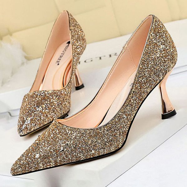 2021 shoes sequins kitten heels high heels wedding shoes female party shoes women pumps stiletto ladies plus size 1, Black
2021 shoes sequins kitten heels high heels wedding shoes female party shoes women pumps stiletto ladies plus size 1, Black