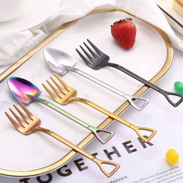 forks steel shovel shaped fork colorful tableware stirring handle kitchen accessories long spoon teaspoon coffee i8h6
forks steel shovel shaped fork colorful tableware stirring handle kitchen accessories long spoon teaspoon coffee i8h6